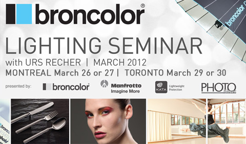 Broncolor Lighting Seminar with Urs Recher
