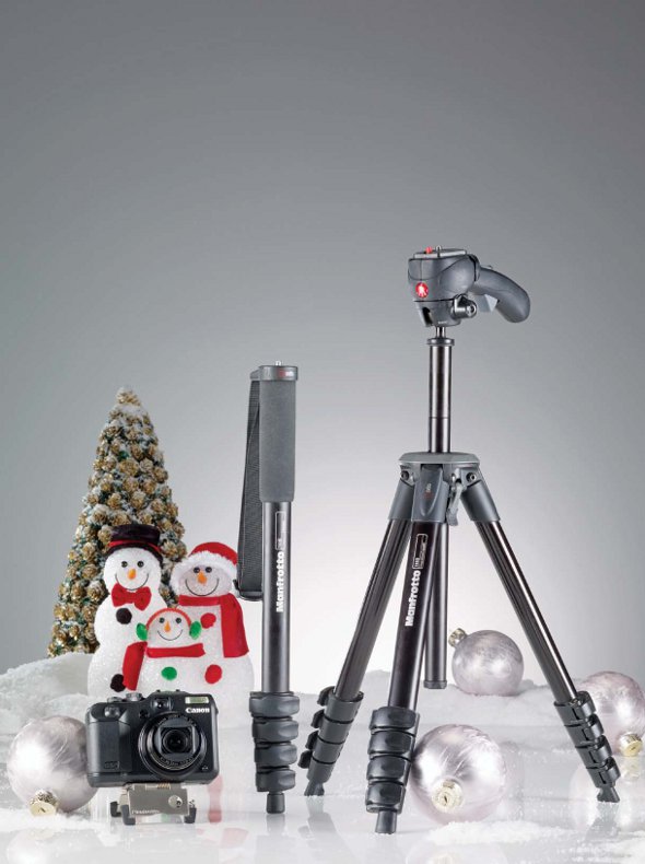 Holiday Gift Guide 2010 Manfrotto Monopod Tripod Canon Camera