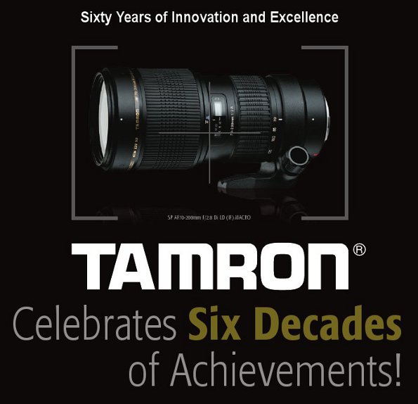 Tamron Celebrates Six Decades of Achievements