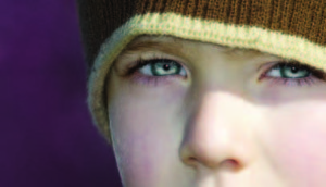 Autumn Colours by Michel Roy - Eyes, Purple Background