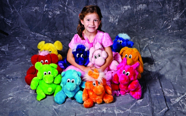 Photo Copyright Eli Amon - Child with Stuffed Animals