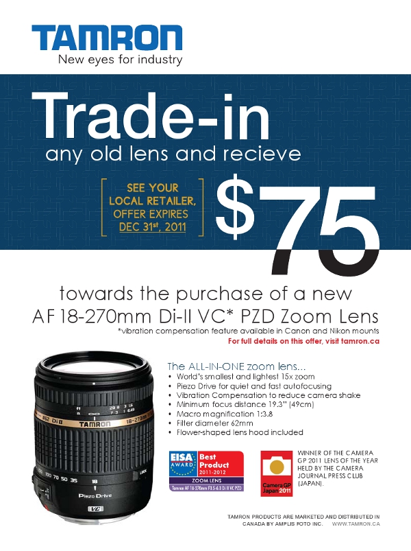 Tamron Promo 18-270mm Di-II VC PZD