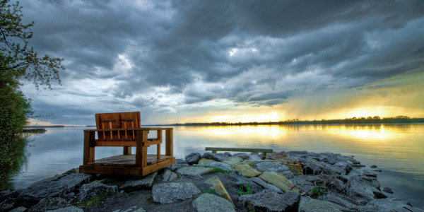 Robert Allard - Serenity in the Storm - Petrie Island, Orleans