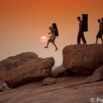 Paul Bride - The Adventure of Photography - Hampi India Silhouette Climbers