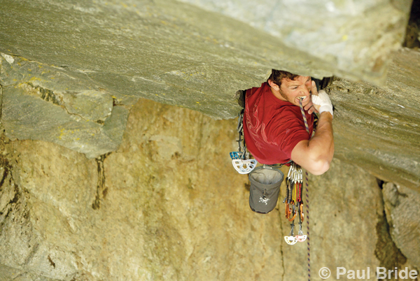 Paul Bride - The Adventure of Photography - John Fumeaux Rock Climber