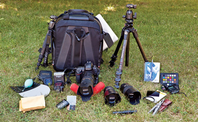 Eli Amon - Gearing up for Photo Adventures - Packed Gear 2