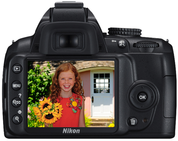 Nikon D3000 Back