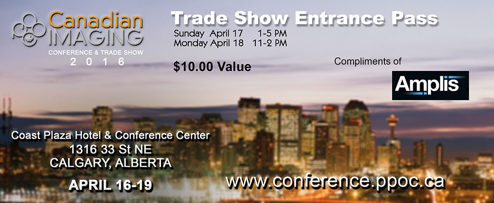 Canadian Imaging Trade Show 2016 Free Pass