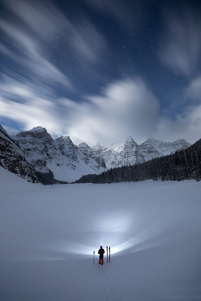 Night time at Moraine Lake