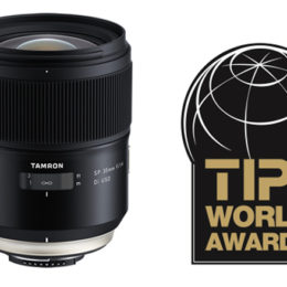 Tamron Prime Lens TIPA Award