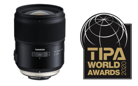 Tamron Prime Lens TIPA Award