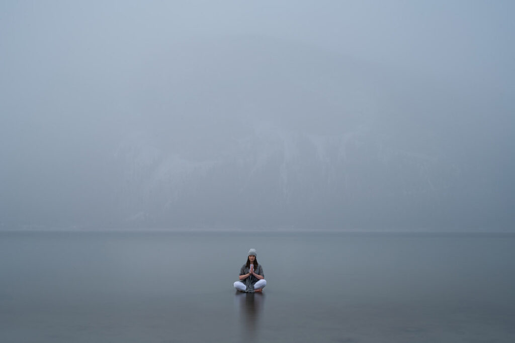 Meditation in the lake