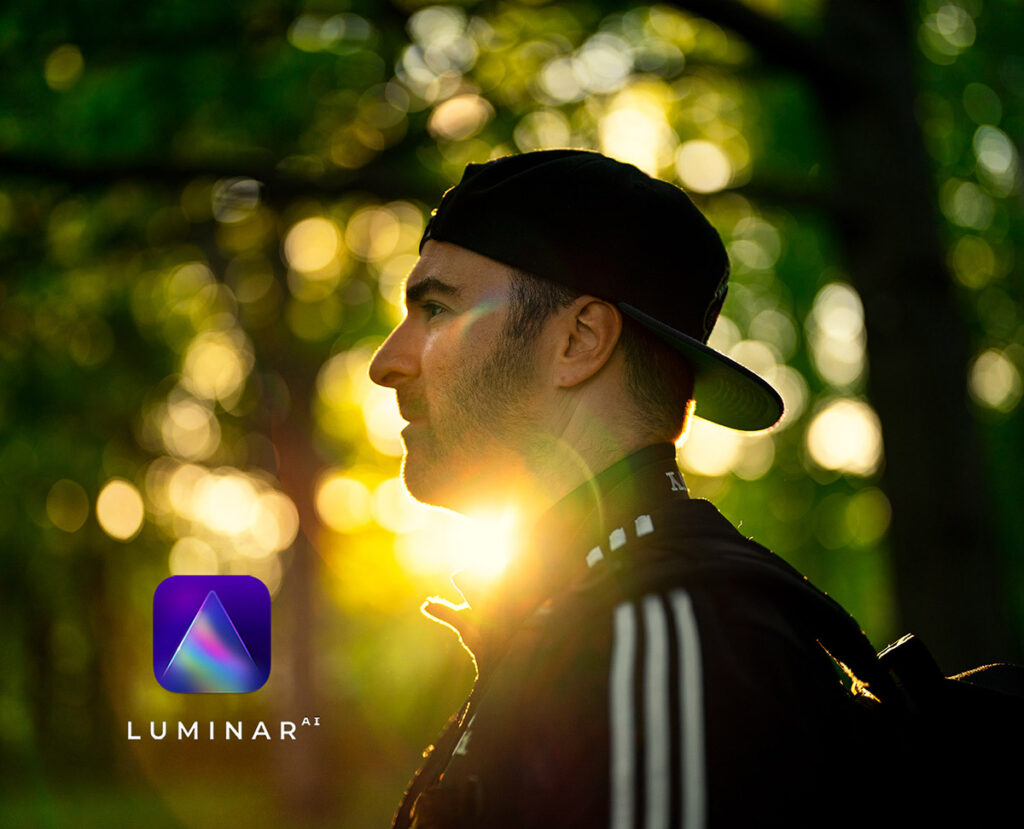 backlit portraits with Luminar AI