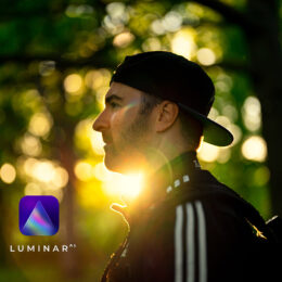 backlit portraits with Luminar AI