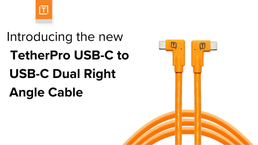 TetherPro 15′ USB-C to USB-C Dual Right Angle Cable