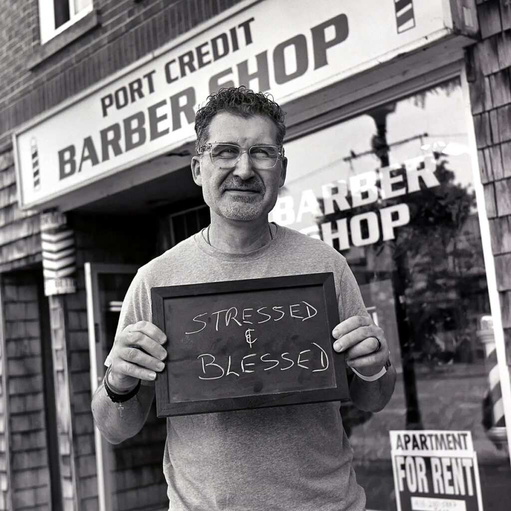 WORD ON THE STREET - Frank Dulbecco - Port Credit Photo by Stephen Uhraney