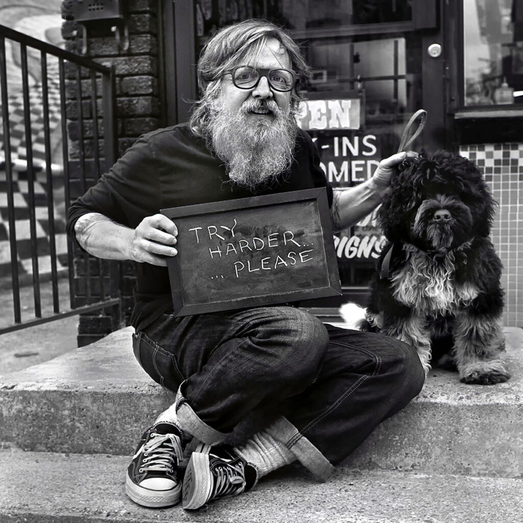 WORD ON THE STREET - Bill Baker- Toronto Photo by Stephen Uhraney