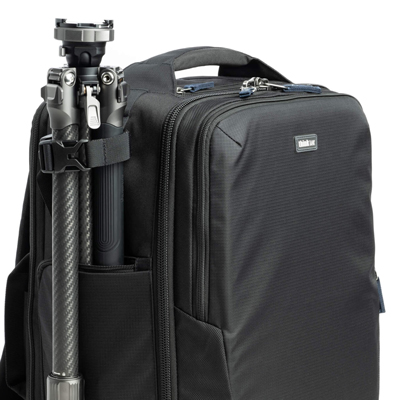 Tripod-ready design with attachment straps above each side pocket.